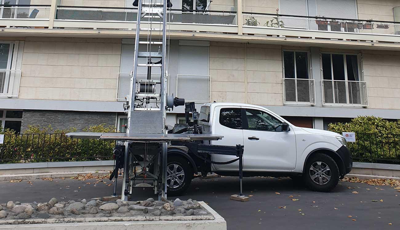 monte charge tracté antibes